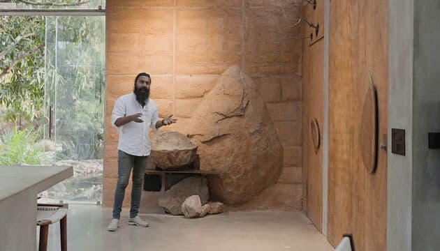 Boulders and Door Handle