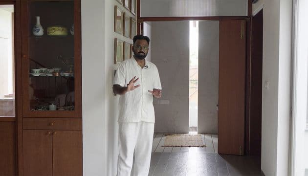 Pooja Room And Courtyard