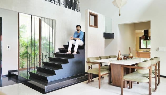 Staircase & Living Area