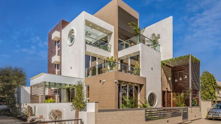 Stepped Cube House
