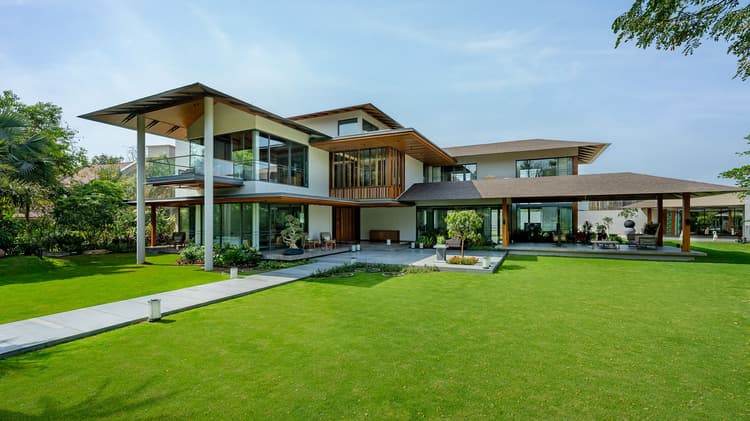 House With Sloping Roofs