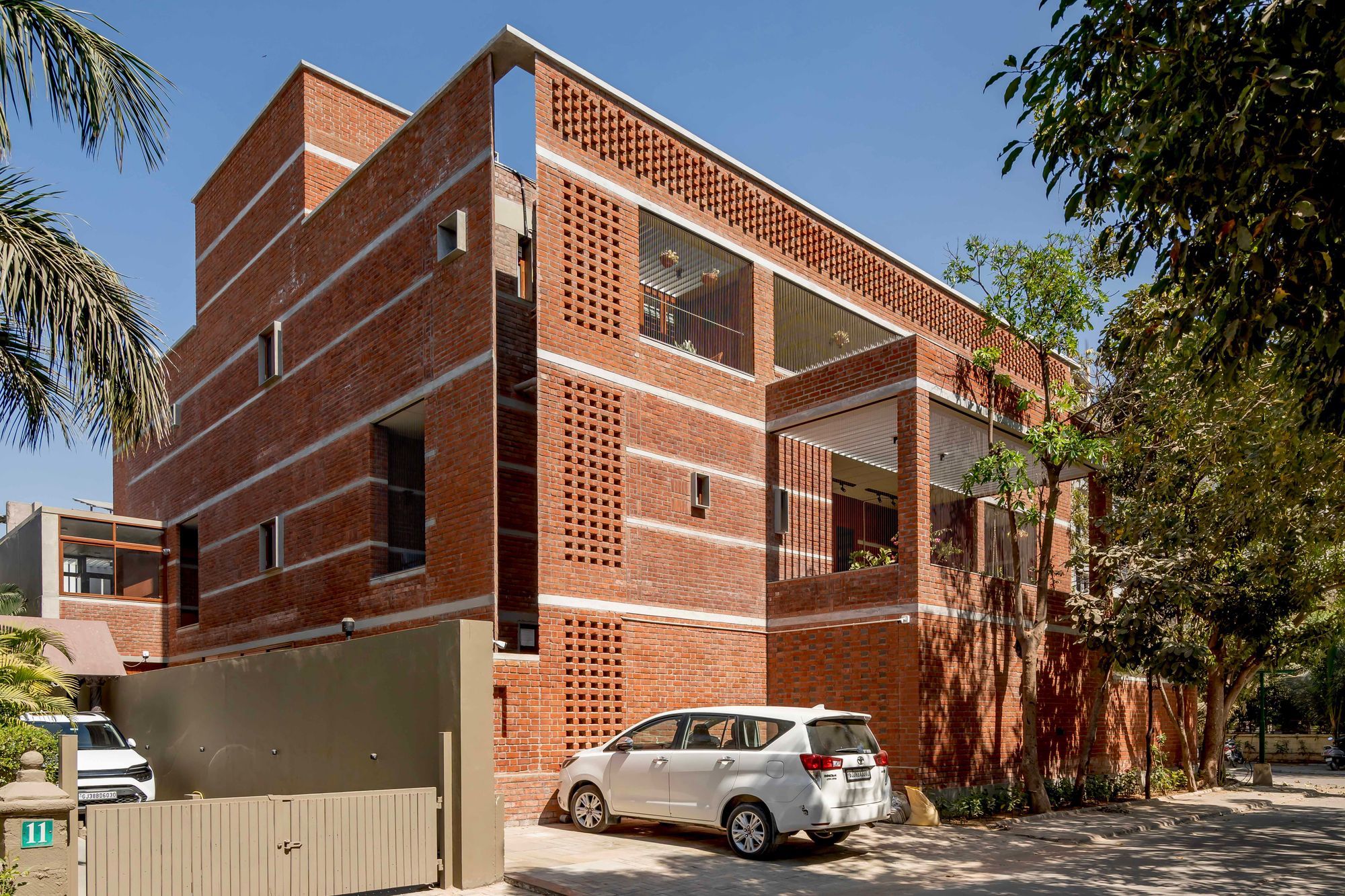 weather, Google, Joy, curious, case, home, Buildofy, architecture, interior, Ahmedabad, home, Sloping roof, summer, luxury