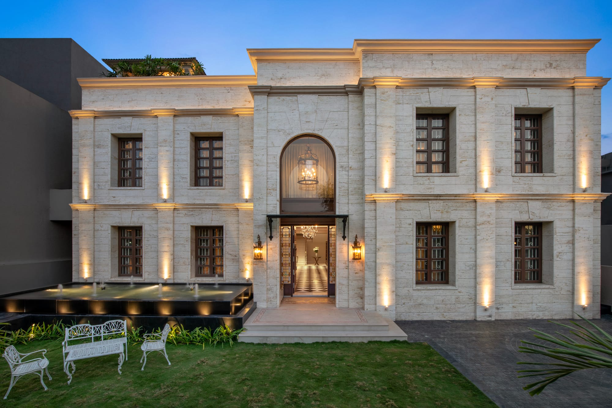 A Love Letter To Colonial Splendour: This Indore Villa Revels In Symmetrical Cornices, Chandeliers And Classical Paintings