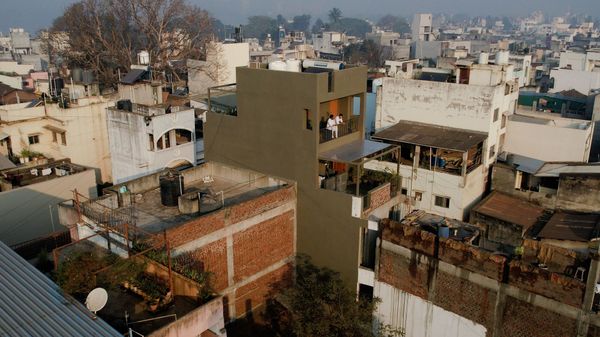 Play of Light, Volumes, and Materials- A Home That Fits Wada Aesthetics in 660 sq. ft.