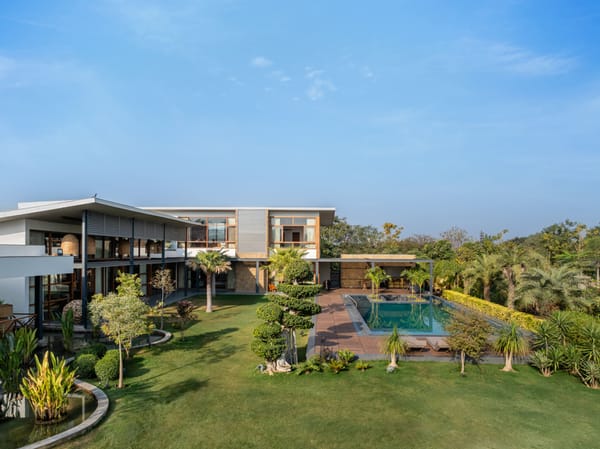 In Tune With Nature: An Ahmedabad Villa That Harmonizes Infinity Views, Open-Plan Living And Biophilic Architecture