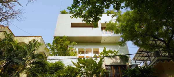 A Ballad Of Shifting Planes: This Bengaluru Home Reverberates With Stacked Volumes, Lush Foliage And Projecting Balconies