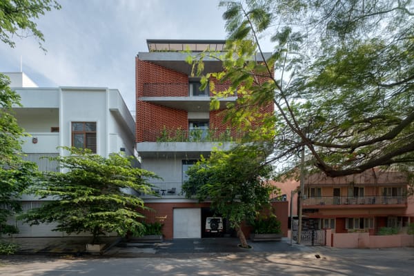 A Brick-Skinned Bengaluru Home Where Privacy Meets Connection